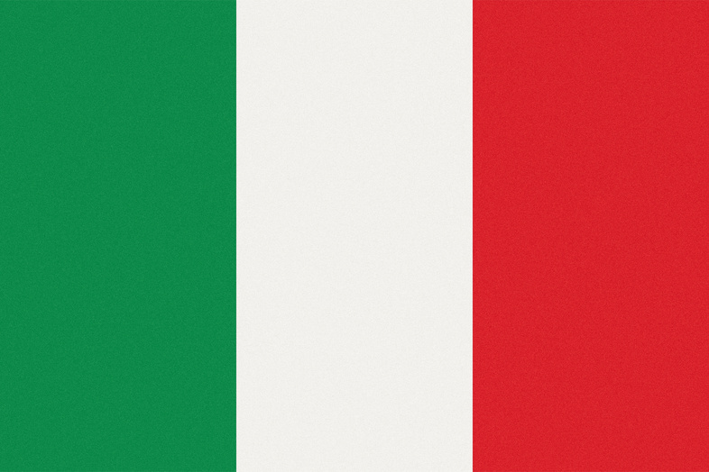 Italian Flag, Texturised